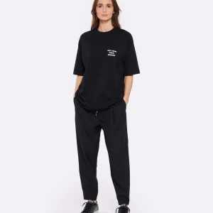 magasin solde Drole De Monsieur Pantalon Homme Signature Noir 27