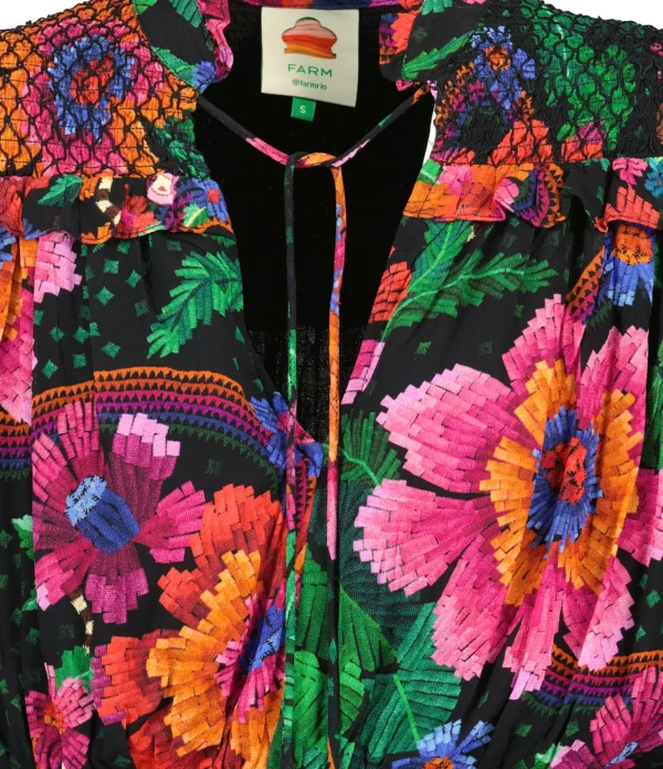 Farm Rio Mini Robe Multicolore prix abordable 3