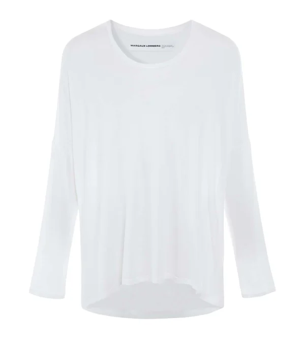 jusqu'à MARGAUX LONNBERG Tee-shirt Ines Blanc 1