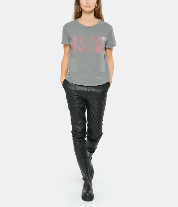 NEWTONE Tee-shirt Starlight 1970 Coton Gris remise en ligne 5