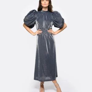 ROTATE Robe Bouffante Bleu Nuit Retour gratuit en magasin. 10