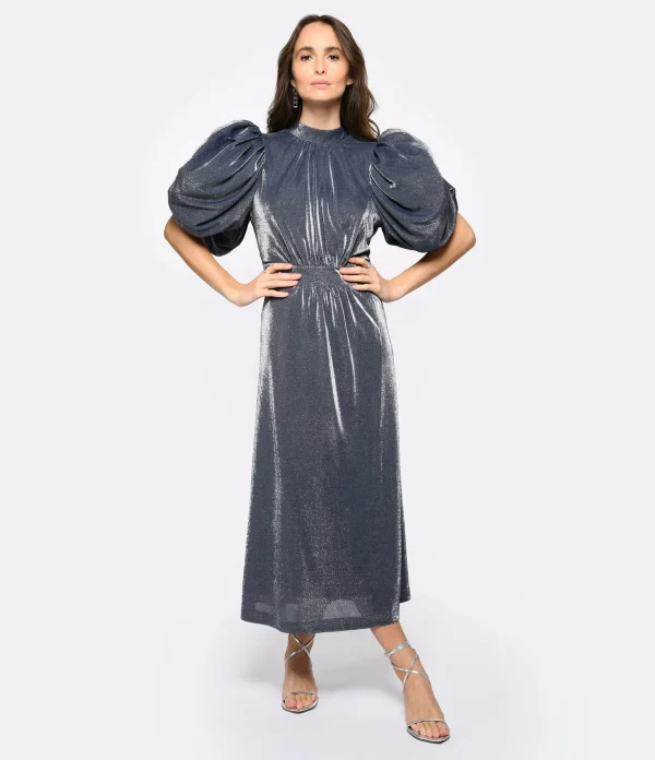 ROTATE Robe Bouffante Bleu Nuit Retour gratuit en magasin. 4