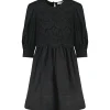 See By Chloé Robe Coton Noir design à la mode 16