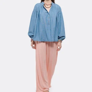 boutique en ligne Vanessa Bruno Blouse Nipoa Coton Chambray 13