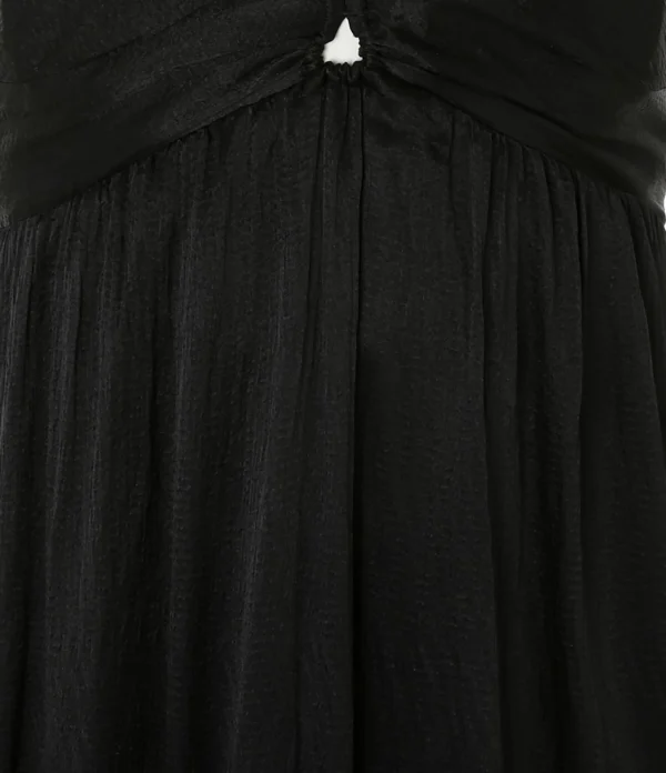 mode pas cher Vanessa Bruno Robe Longue Alexandra Noir 3